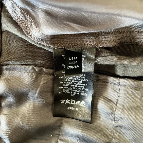 Anthropologie Dark grey shimmering Cargo Pants - Picture 11 of 12